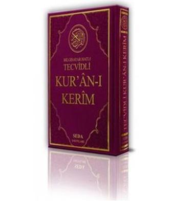 Bilgisayar Hatlı Tecvidli Kur'an-ı Kerim (Renkli Rahle Boy Kod: 025) - Seda Yayınları