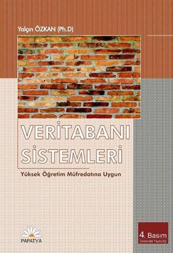 Veritabanı Sistemleri - Yalçın Özkan - Papatya Bilim