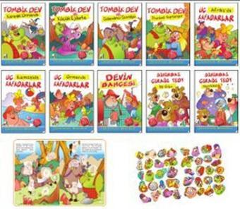Çıkartmalı Masallar (10 Kitap Takım) - Damla Yayınevi