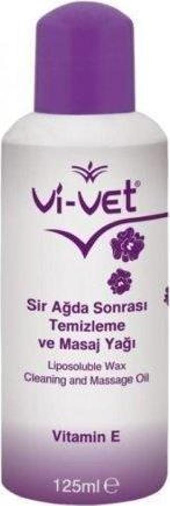 Vi-Vet Ağda Sonrası Temizleme Ve Masaj Yağı E Vitamini 125 ml 1 Adet