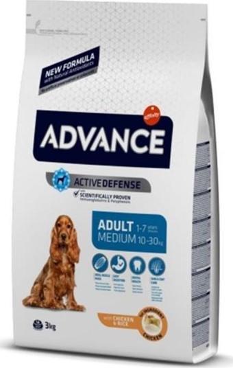 Advance Medium Orta Irk Tavuklu Köpek Maması 3 kg