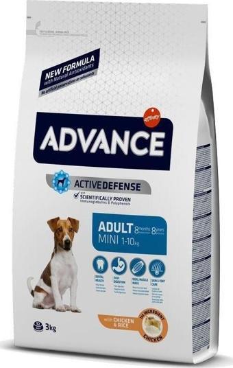 Advance Mini Küçük Irk Tavuklu Köpek Maması 3 Kg