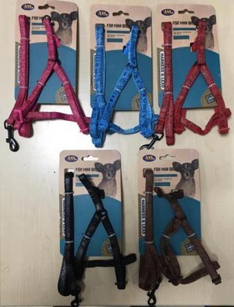 ANS Middle Breed Mini Köpek Göğüs Tasması Deri Takım 2-4 Kg Olan Köpeklere
