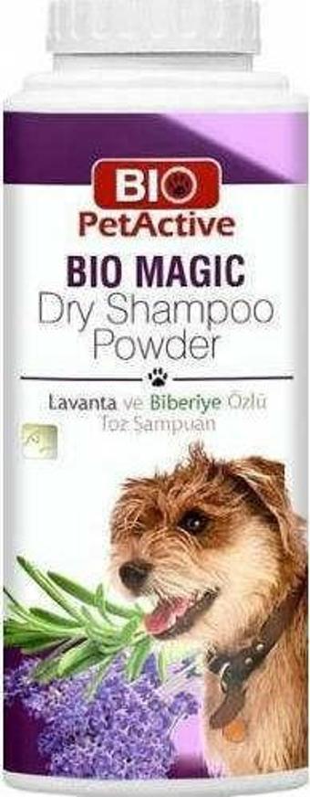 Bio PetActive Bio Magic %100 Doğal Köpekler Için Kuru Toz Şampuan 150 Gr