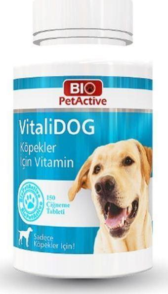 Bio PetActive Vitalidog Köpekler Için Multivitamin Tablet 150 Adet