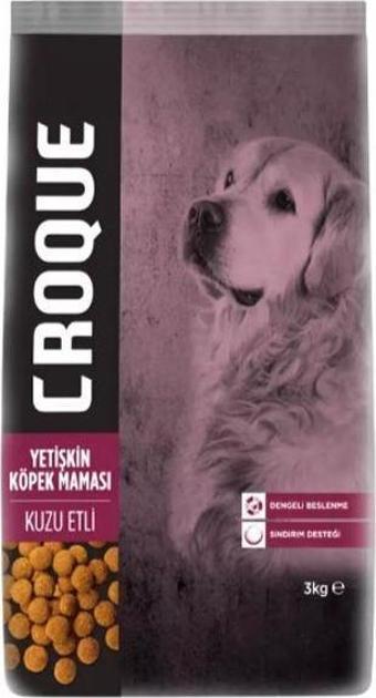 Croque Kuzulu Yetişkin Köpek Maması 3 Kg