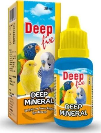 Deep Fix Kafes Kuşları İçin Mineral 30 Ml