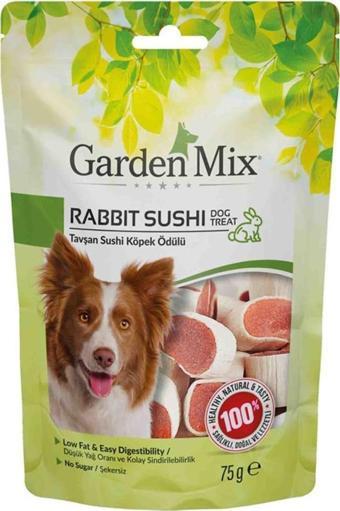 Garden Mix Tavşan Sushi Köpek Ödülü 75 Gr