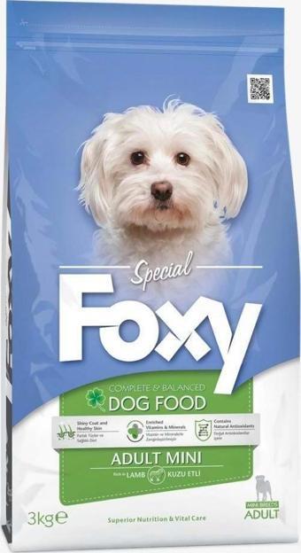 Foxy 25/16 Small Mini Kuzu Etli Küçük Irk Köpek Maması 3 Kg