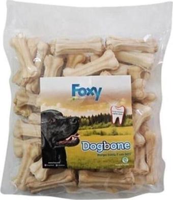 Foxy Pres Sütlü Köpek Kemiği 7cm 50'li Paket