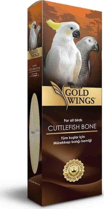 Gold Wings Premium Doğal Mürekkep Baliği Kemiği Büyük 11 Cm