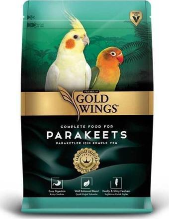 Gold Wings Premium Paraket Tropikal Kuş Yemi 1 Kg