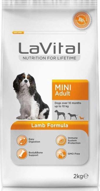 LaVital Mini Küçük Irk Kuzu Etli Yetişkin Köpek Mamasi 2 Kg