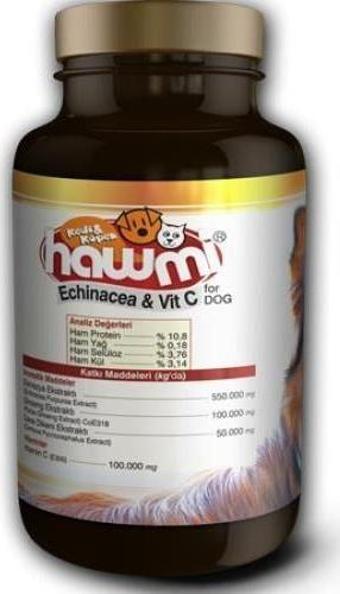 Hawmi Echinacea & Vıt C For Dog Köpekler İçin C Vitamini Ve Bağışıklık Güçlendirici