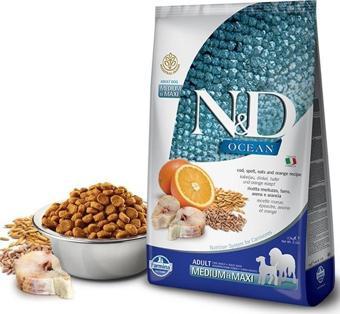 N&D Ocean Tahılsız Balkabaklı Morina Balıklı Mini Köpek Maması 2,5 Kg