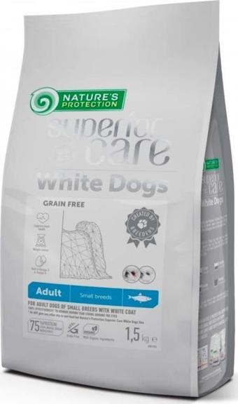 Nature's Protection White Dogs Ringa Balıklı küçük Irk Köpek Maması 1,5 Kg