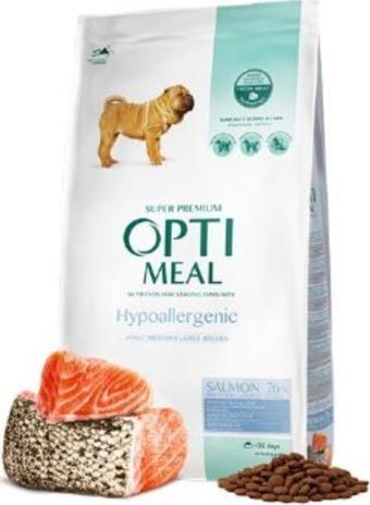 OptiMeal Hypo-Allergenic Somonlu Orta Ve Büyük Irk Yetişkin Köpek Maması 1.5 Kg