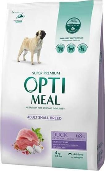 OptiMeal Ördek Etli Küçük Irk Yetişkin Köpek Maması 4 Kg