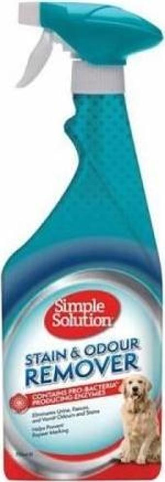 Simple Solution Köpekler için Leke ve Koku Giderici Sprey 750 ml