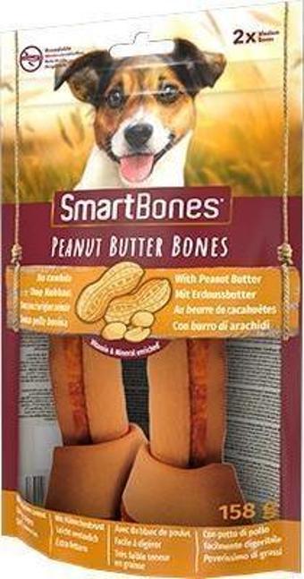 Smart Bones Fıstık Ezmeli Medium Köpek Ödül 158 Gr