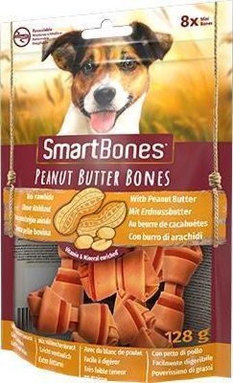 Smart Bones Fıstık Ezmeli Mini Köpek Ödül 128 Gr