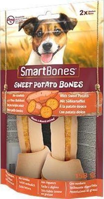 Smart Bones Tatlı Patatesli Medium Kemik Köpek Ödülü 2li