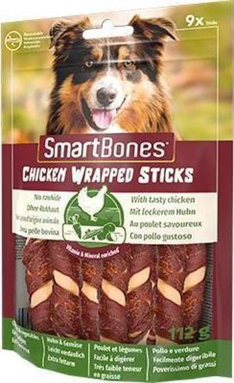 Smart Bones Tavuk Sargılı Stick Mini Köpek Ödülü 9 Adet 112 gr