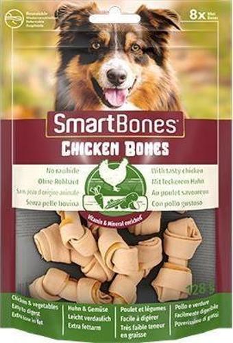 Smart Bones Tavuklu Düğüm Köpek Ödül Kemiği Mini 8 Adet 128 Gr