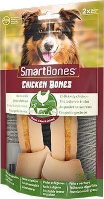 Smart Bones Tavuklu Medium Kemik Köpek Ödül 2li