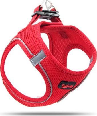 Tailpetz Air Mesh Harness Göğüs Tasması Neon Kırmızı Large