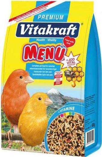 Vitakraft Menü Premium Kanarya Yemi 500 gr