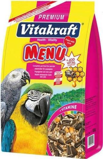 Vitakraft Menü Premium Papağan Yemi 1000 gr