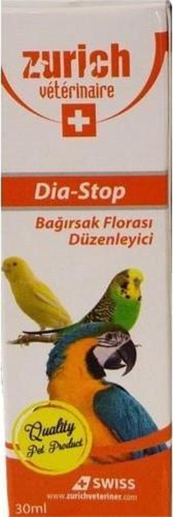 Zurich Kuş Dia Stop Bağırsak Florası Düzenleyici 30 ml