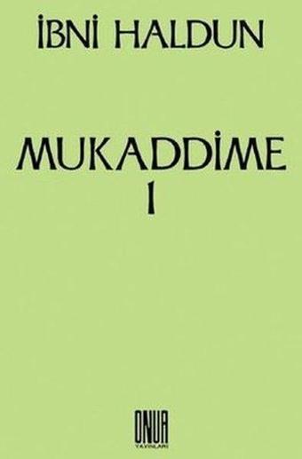 Mukaddime 1 - Kolektif  - Onur Yayınları