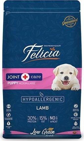 Felicia Hypoallergenic Medium Large Kuzulu Düşük Tahıllı Yavru Köpek Maması 3 Kg