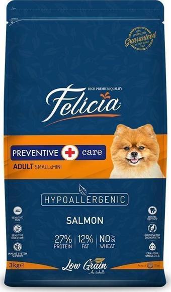 Felicia Somonlu Küçük Irk Yetişkin Köpek Maması 3 Kg