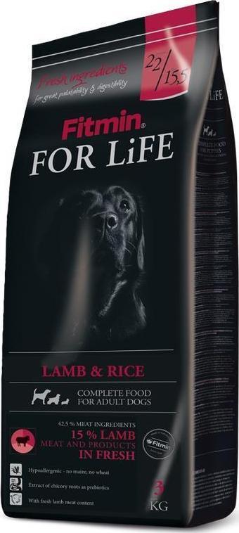 Fitmin For Life %15 Taze Kuzu Etli Yetişkin Köpek Maması 3 Kg