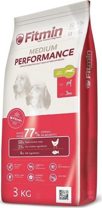 Fitmin Medium Puppy %50 Taze Tavuk Etli Orta Irk Yavru Köpek Maması 3 Kg