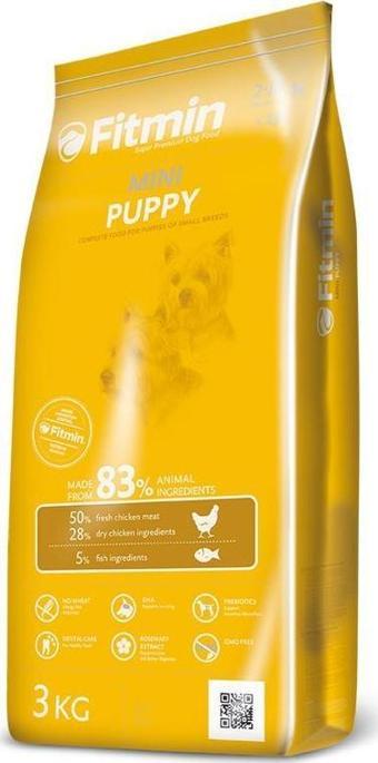 Fitmin Mini Puppy %50 Taze Tavuk Etli Ufak Irk Yavru Köpek Maması 3 Kg