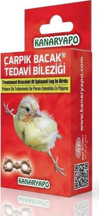 Kanaryapoo Kanarya Çarpık Bacak Bileziği 10'lu Paket