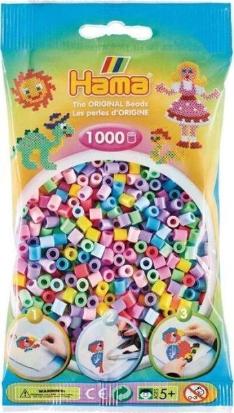 Hama 1000mp#039lik Midi Boncuk Pastel Renk - 20750