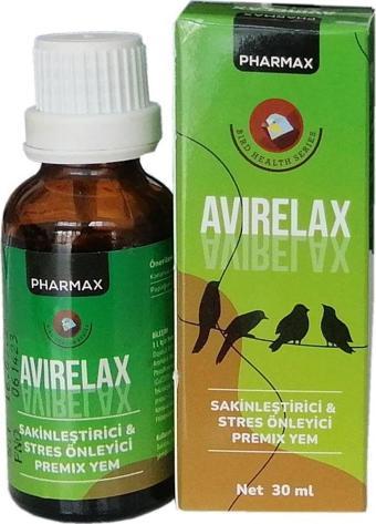 Pharmax Avirelax Kuşlar İçin Sakinleştirici Stres Önleyici 30 ml