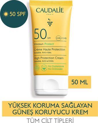 Caudalie Vinosun Yüksek Koruma Sağlayan Güneş Koruyucu Krem SPF50 50 ml