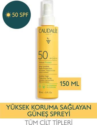 Caudalie Vinosun Yüksek Koruma Sağlayan Güneş Spreyi SPF50 150 ml