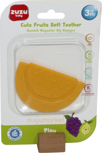 Sevimli Meyveler Yumuşak Diş Kaşıyıcı (4101)