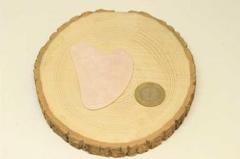 Pembe Kuvars Taşı Gua Sha (yüz Masaj Taşı)