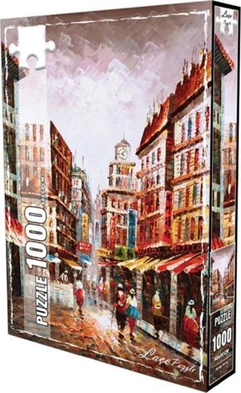 Laço Kids LC7264 Sanatsal Yağlı Boya Hong Kong Sokakları 1000 Parça Puzzle