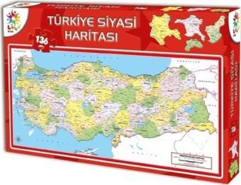 Laço Kids Türkiye Siyasi Haritası Puzzle