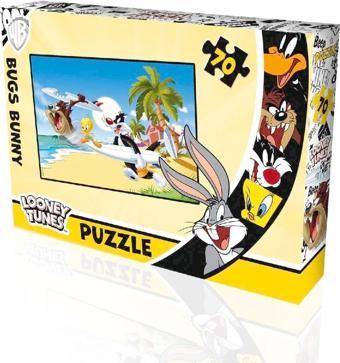 Looney Tunes LT7685 LooneyTunes Tazmanya Tweety Sylvester 70 Parça Puzzle