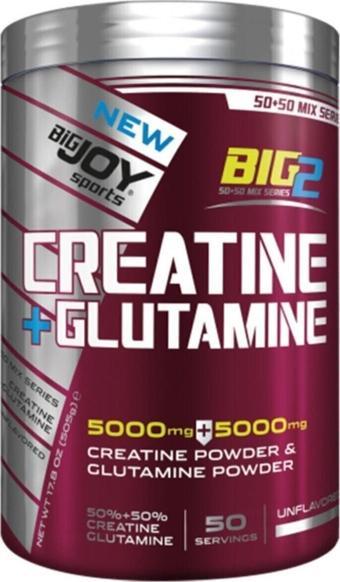 Bigjoy Creatine + Glutamine 505 Gr - Aromasız